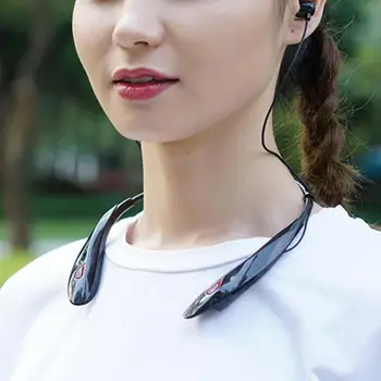 Kulaklık Stereo Kulaklık Y98 Kablosuz Boyun Bandı Bluetooth uyumlu Müzik Spor Koşu Kulaklık