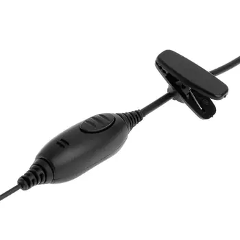 Klipsli Kulak Kulaklık 1 Pin 2.5 mm Manyetik G Şekli Kulaklık Mikrofon İki Yönlü Telsiz Walkie Talkie Motorola Talkabout MD200TPR